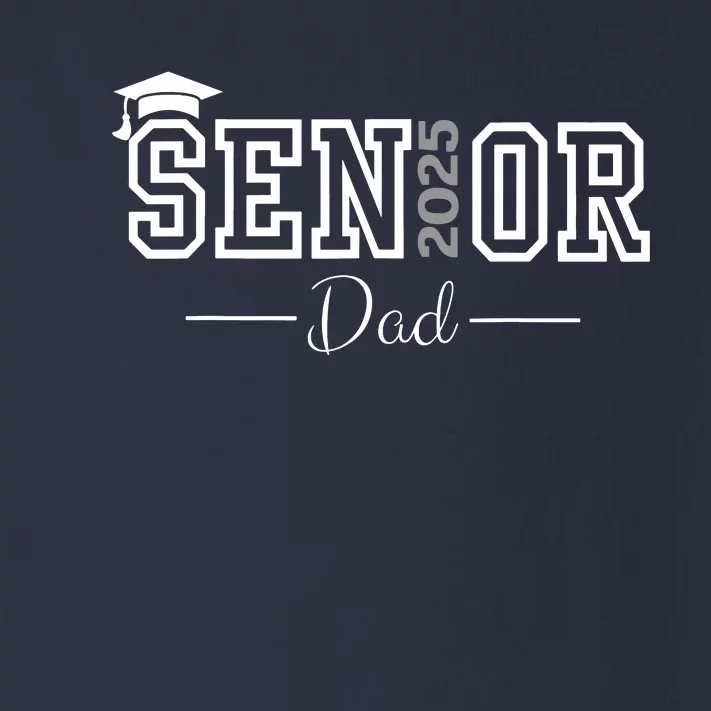 Cute Heart Graduate Proud Dad Senior Of 2025 Class Toddler Long Sleeve Shirt