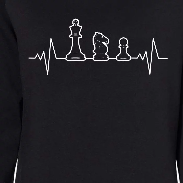 Chess Heartbeat | Gift Chess Master | Chess Club Womens California Wash Sweatshirt