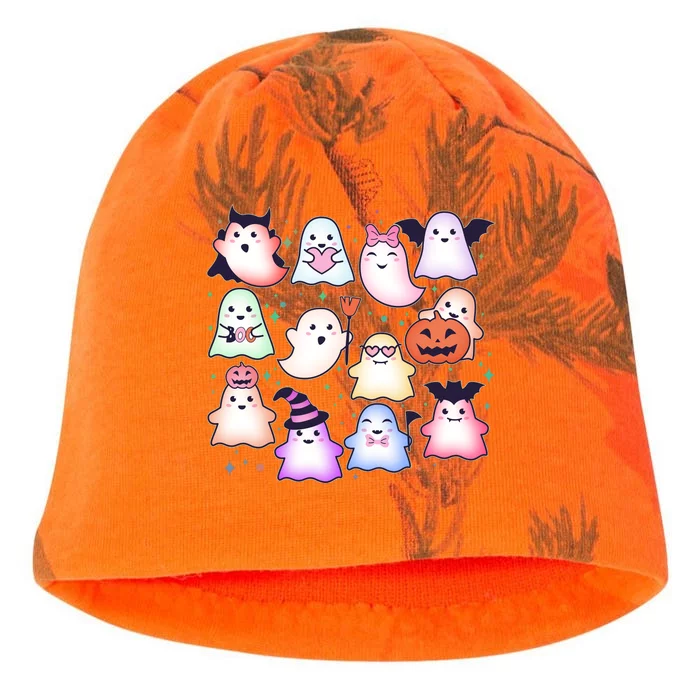 Cute Halloween Ghosts Kati - Camo Knit Beanie