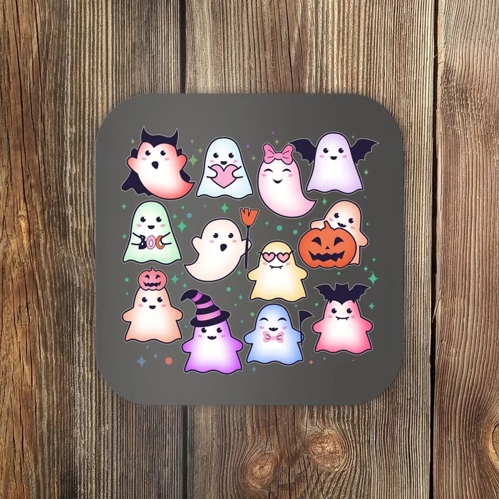 Cute Halloween Ghosts Coaster