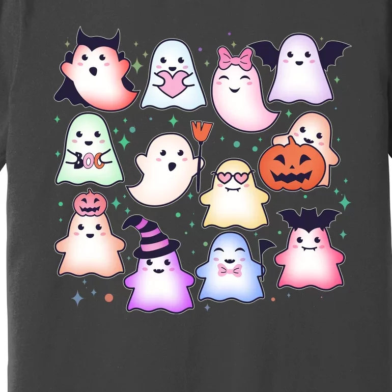 Cute Halloween Ghosts Premium T-Shirt