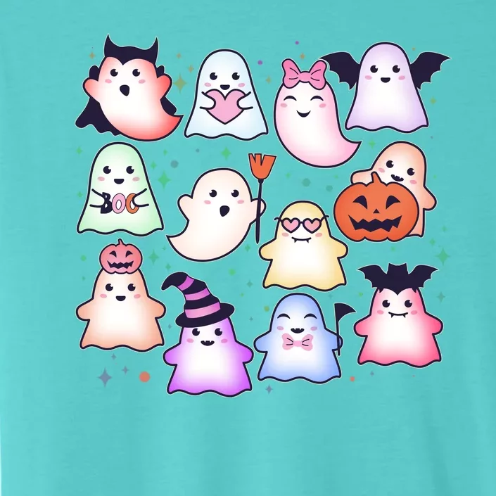 Cute Halloween Ghosts ChromaSoft Performance T-Shirt