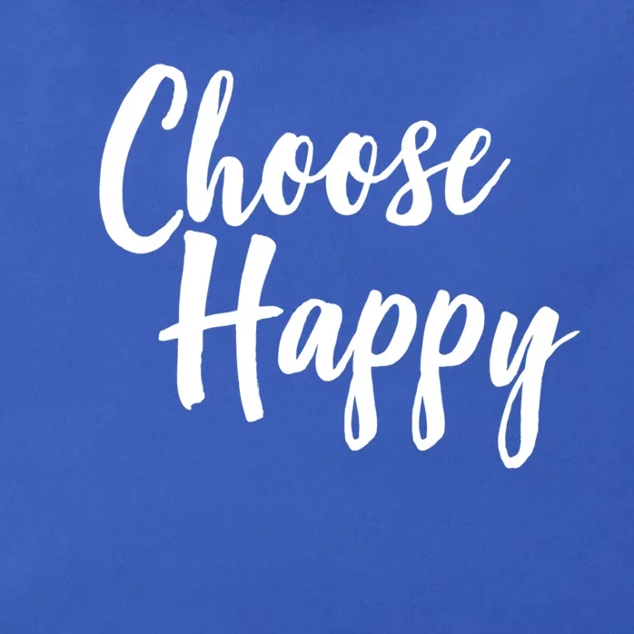 Choose Happy Gift Zip Tote Bag