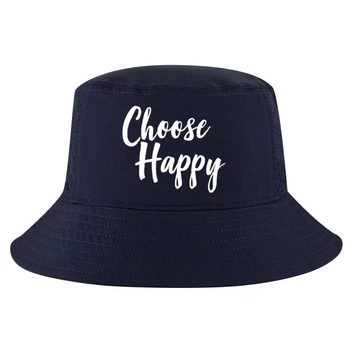 Choose Happy Gift Cool Comfort Performance Bucket Hat