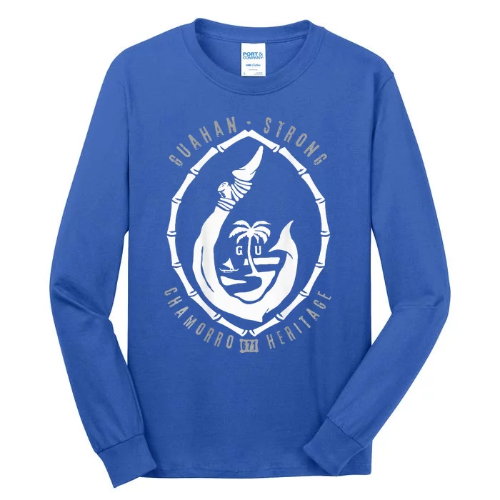 Chomorro Hook Gu Seal 671 Guam Tall Long Sleeve T-Shirt