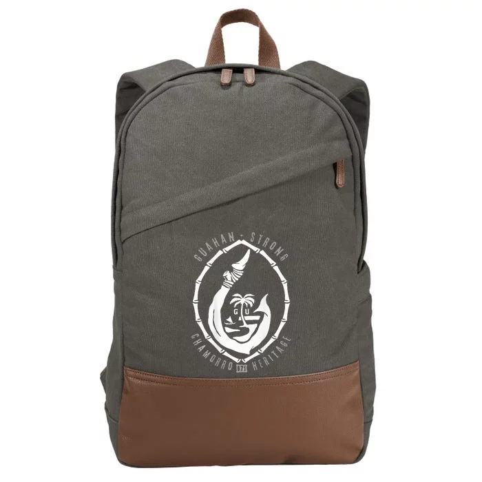 Chomorro Hook Gu Seal 671 Guam Cotton Canvas Backpack