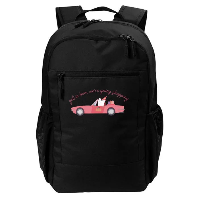 Cute Halloween Ghost Fall Season Pink Casual Aesthetic Daily Commute Backpack