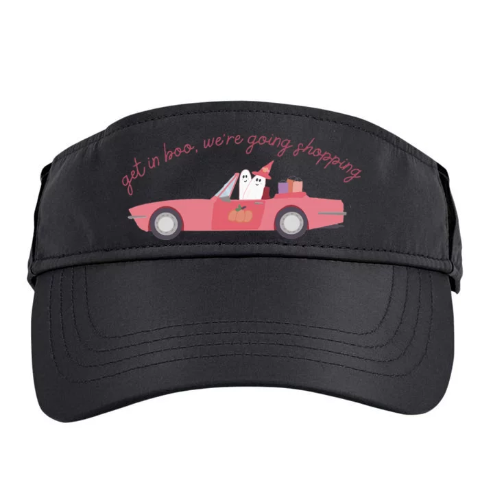 Cute Halloween Ghost Fall Season Pink Casual Aesthetic Adult Drive Performance Visor