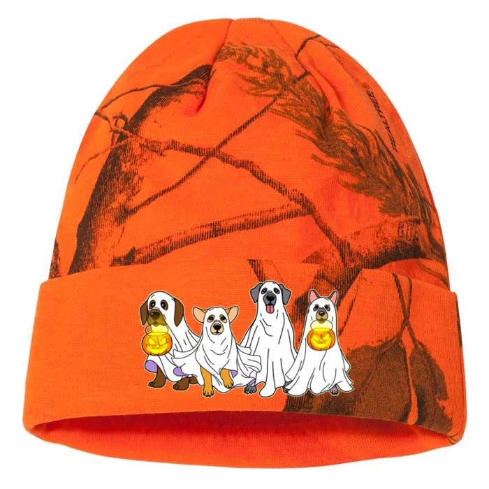 Cute Halloween Ghost Dogs Pups Kati - 12in Camo Beanie