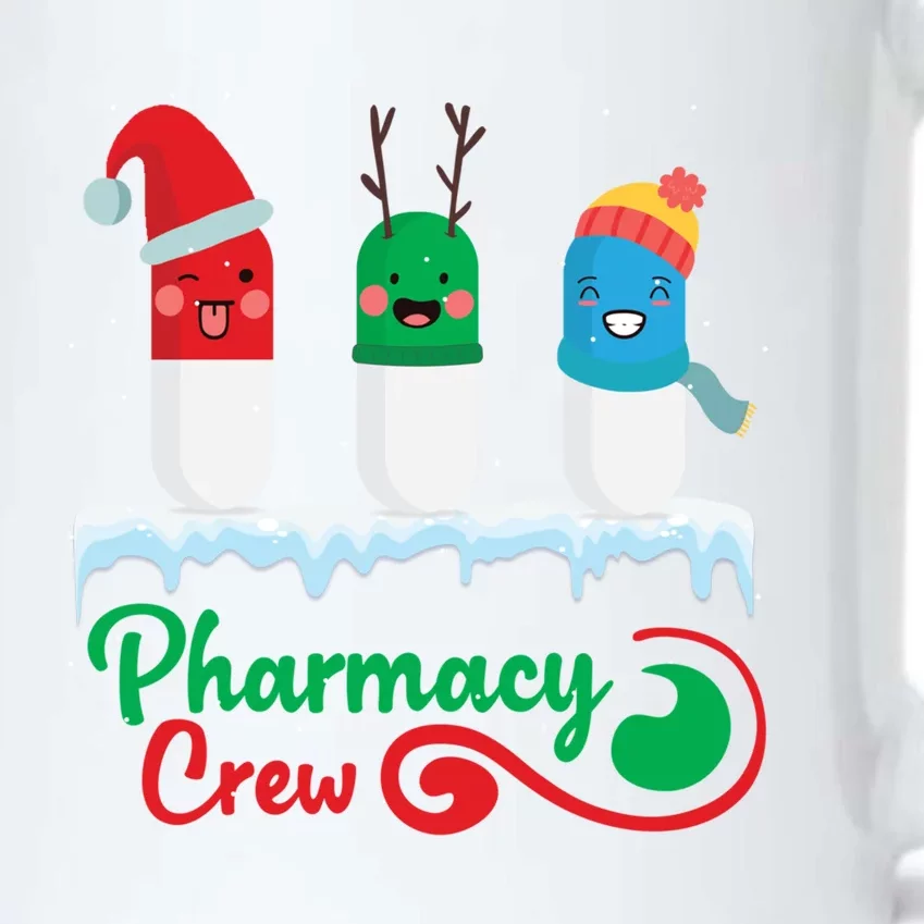 Christmas Hospital Gags Pharmacy Crew Red Plaid Reindeer Gift Black Color Changing Mug