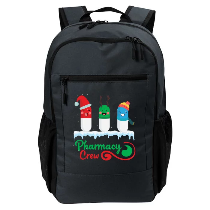 Christmas Hospital Gags Pharmacy Crew Red Plaid Reindeer Gift Daily Commute Backpack