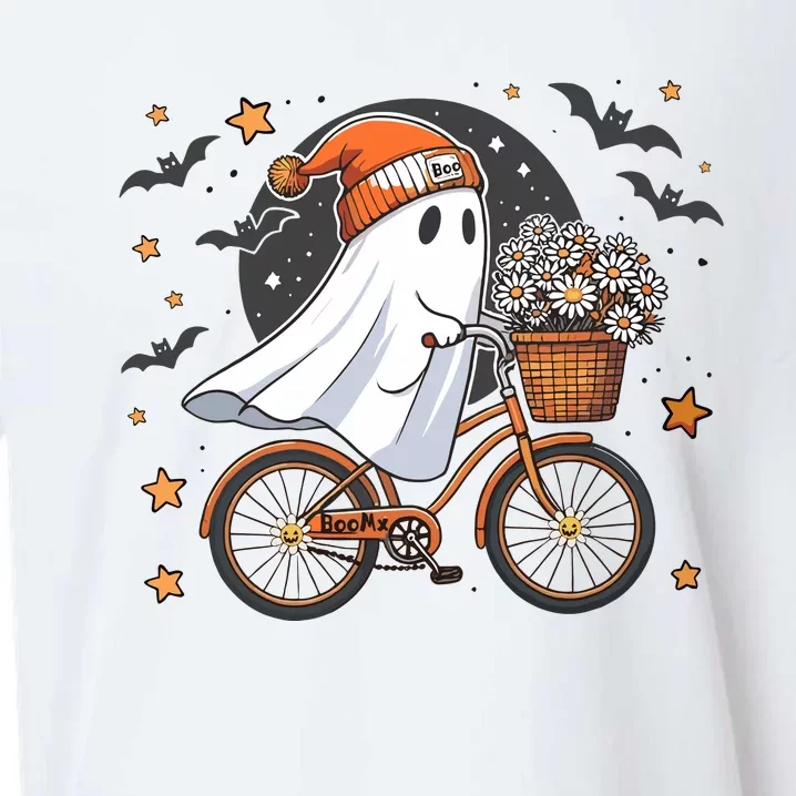 Cute Halloween Ghost S Sueded Cloud Jersey T-Shirt