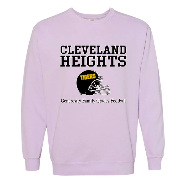 Cleveland Heights Generosity Family Grades Football Garment-Dyed Sweatshirt