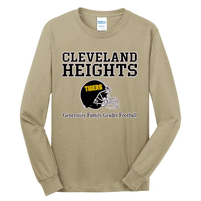 Cleveland Heights Generosity Family Grades Football Tall Long Sleeve T-Shirt