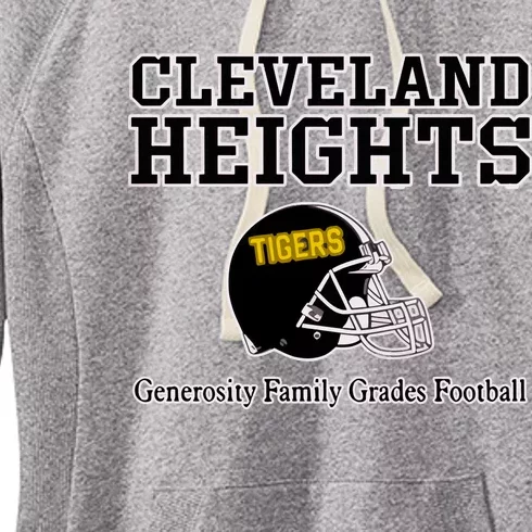 Cleveland Heights Generosity Family Grades Football Women's Fleece Hoodie