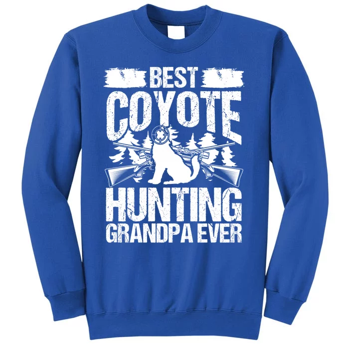 Coyote Hunting Grandpa Hunter Fathers Day Predator Hunting Gift Sweatshirt