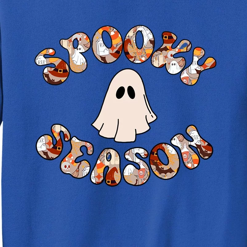 Cute Halloween Ghost Spooky Season Spooky Vibes Ghost Cool Gift Tall Sweatshirt