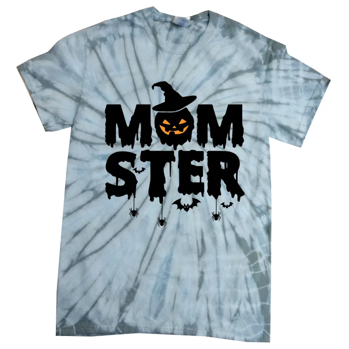 Couple Halloween Graphic Tie-Dye T-Shirt