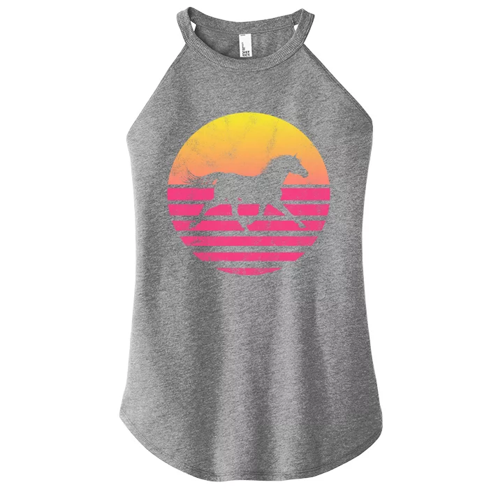 Classic Horse Gift Women’s Perfect Tri Rocker Tank