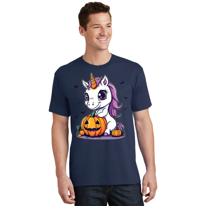 Cute Halloween Girls Witchy Unicorn Halloween T-Shirt