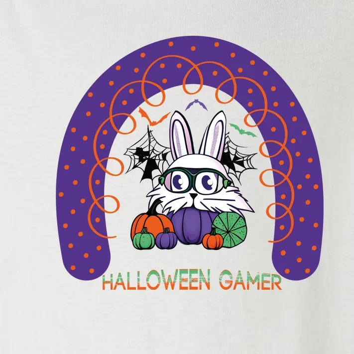 Cute Halloween Gamer Cute Bunny Cute Halloween Rainbow Halloween Pumpkins Toddler Long Sleeve Shirt