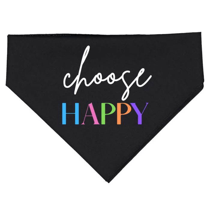 Choose Happy Gift USA-Made Doggie Bandana