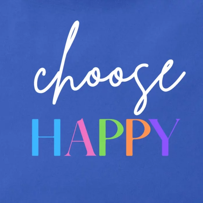 Choose Happy Gift Zip Tote Bag