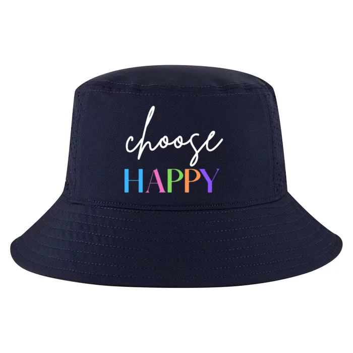 Choose Happy Gift Cool Comfort Performance Bucket Hat