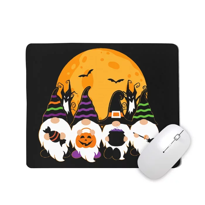 Cute Halloween Gnome Spooky Gardening Trick Or Treat Mousepad