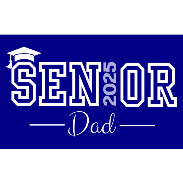 Cute Heart Graduate Proud Dad Senior Of 2025 Class Gift Bumper Sticker