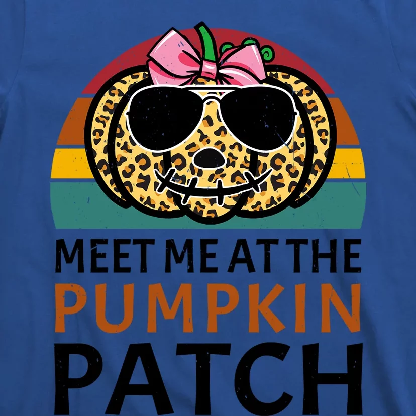 Cute Halloween Gift Meet Me At The Pumpkin Patch Gift T-Shirt