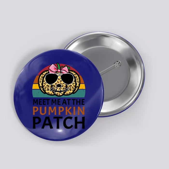 Cute Halloween Gift Meet Me At The Pumpkin Patch Gift Button