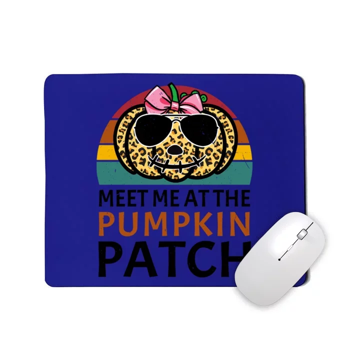 Cute Halloween Gift Meet Me At The Pumpkin Patch Gift Mousepad