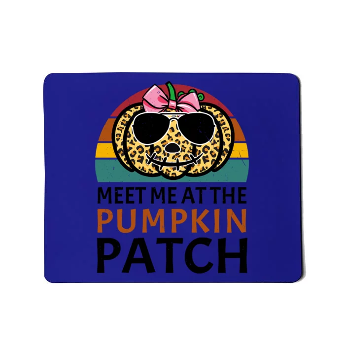 Cute Halloween Gift Meet Me At The Pumpkin Patch Gift Mousepad