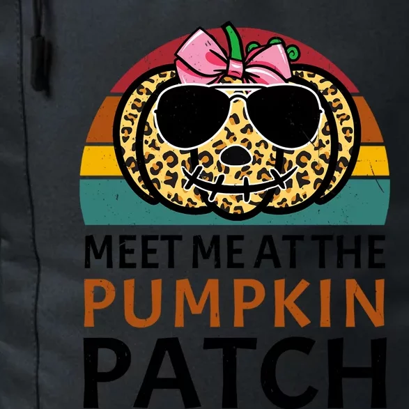 Cute Halloween Gift Meet Me At The Pumpkin Patch Gift Daily Commute Backpack