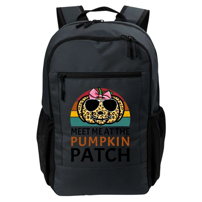 Cute Halloween Gift Meet Me At The Pumpkin Patch Gift Daily Commute Backpack