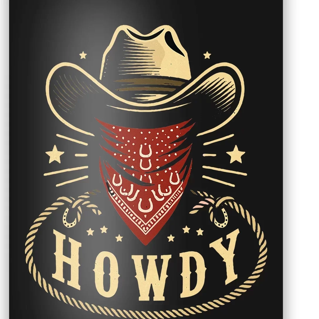 Cowboy Hat Howdy Western Rodeo Poster