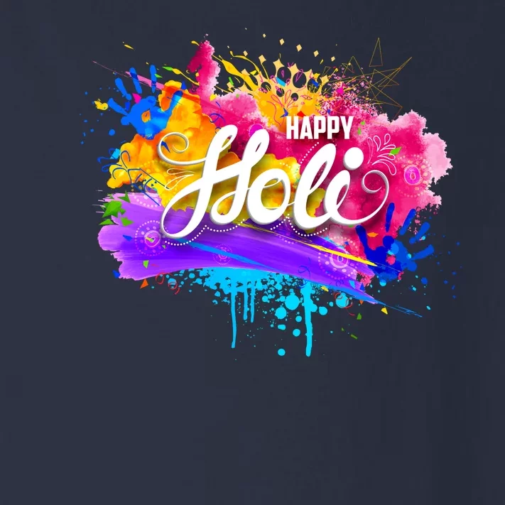 Colorful Happy Holi Celebrate South Asian Indian Hindu Festival Toddler Long Sleeve Shirt