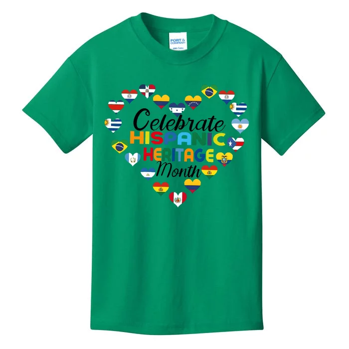 Celebrate Hispanic Heritage Month Kids T-Shirt