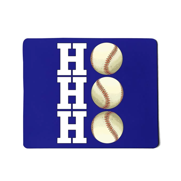 Christmas Ho Ho Ho Baseball Christmas Funny Gift Mousepad