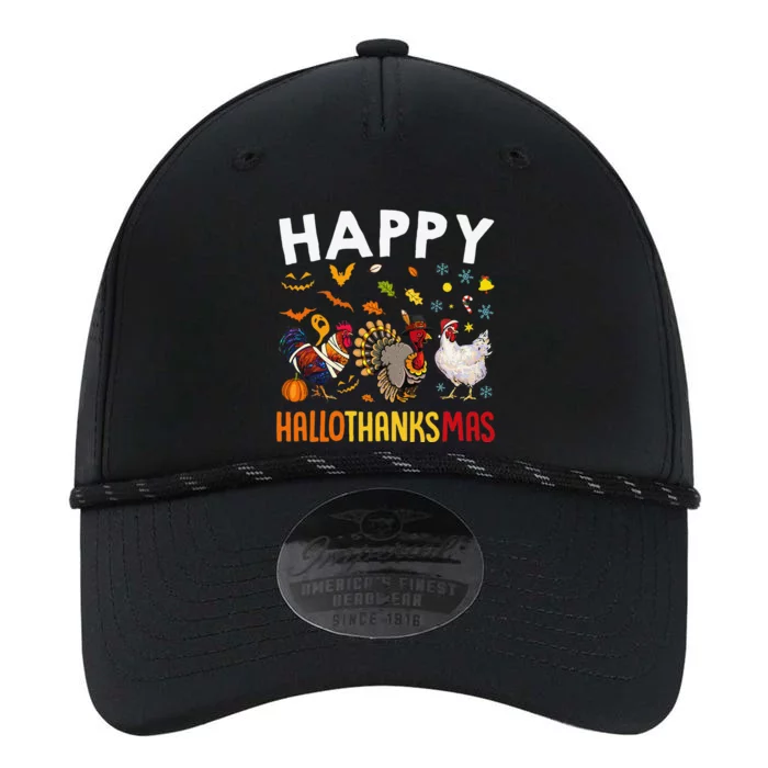 Chickens Happy HalloThanksMas Thanksgiving Christmas Performance The Dyno Cap