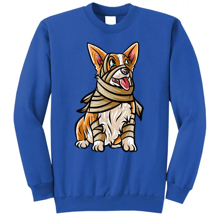 Corgi Happy Halloween Costume Mummie Great Gift Tall Sweatshirt