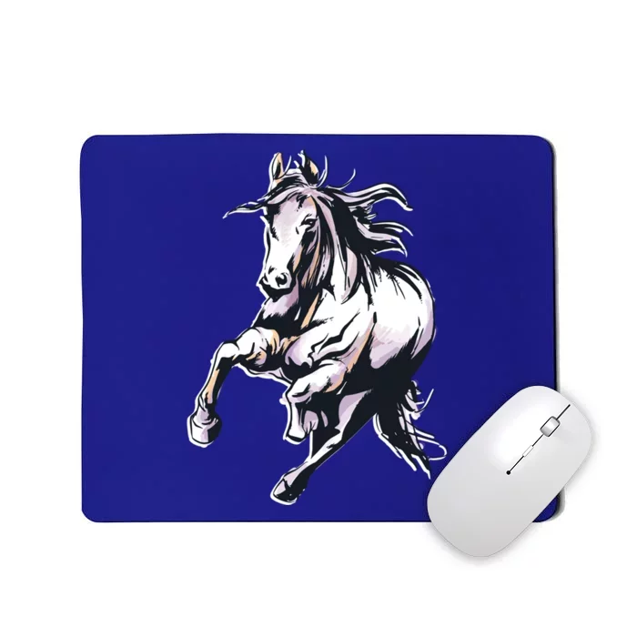 Colored Horse Horseback Riding Great Gift Mousepad