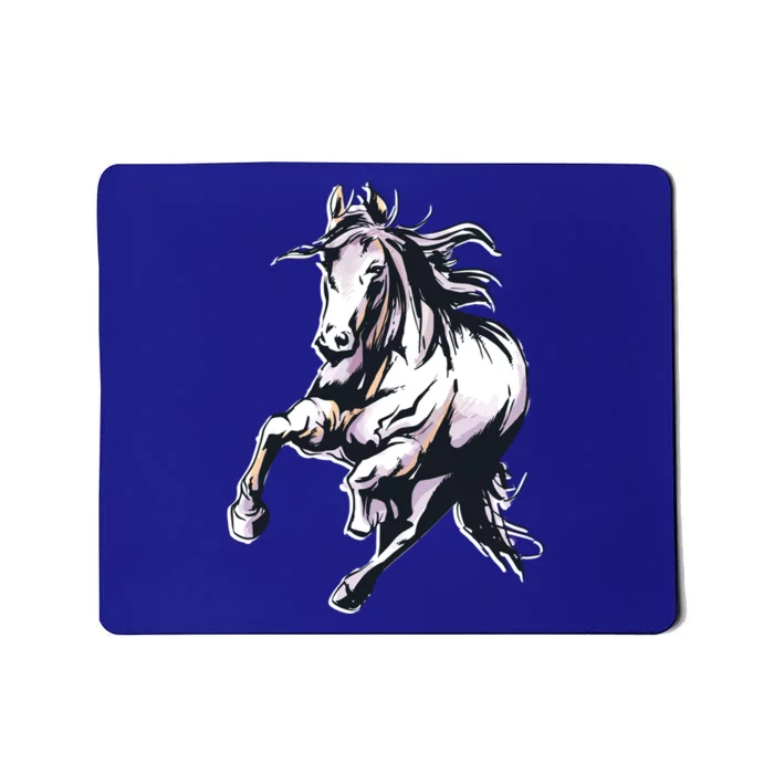 Colored Horse Horseback Riding Great Gift Mousepad