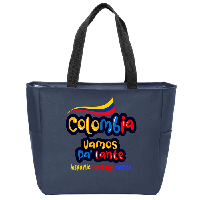 Colombia Hispanic Heritage Zip Tote Bag