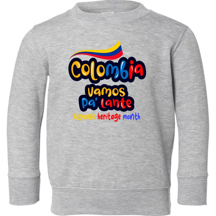 Colombia Hispanic Heritage Toddler Sweatshirt