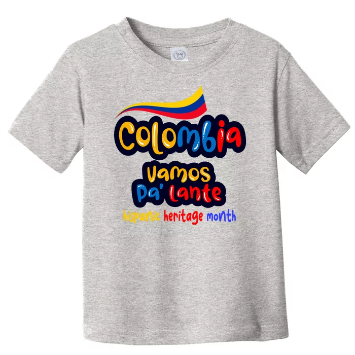 Colombia Hispanic Heritage Toddler T-Shirt