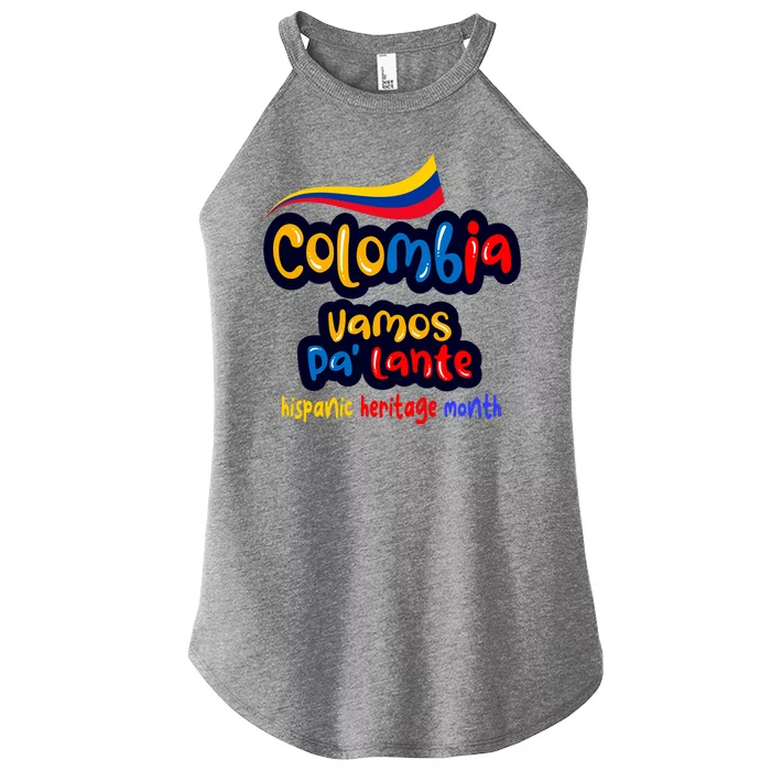 Colombia Hispanic Heritage Women’s Perfect Tri Rocker Tank