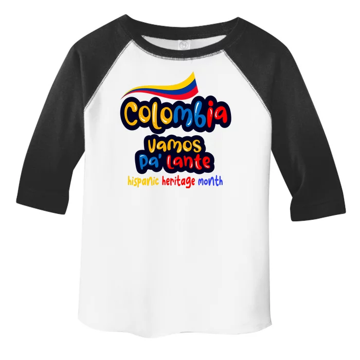 Colombia Hispanic Heritage Toddler Fine Jersey T-Shirt