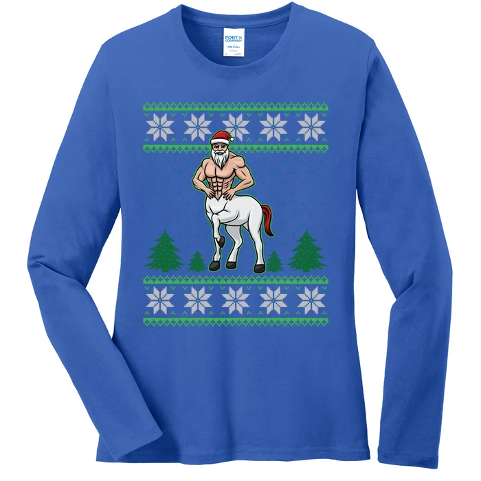 Centaur Half Half Horse Greek Mythology Cool Christmas Gift Ladies Long Sleeve Shirt